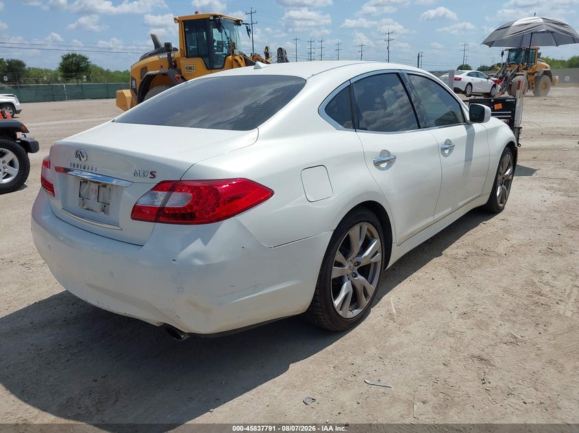 Vin: jn1by1ap5dm512227, lot: 46336699, infiniti m37 20134
