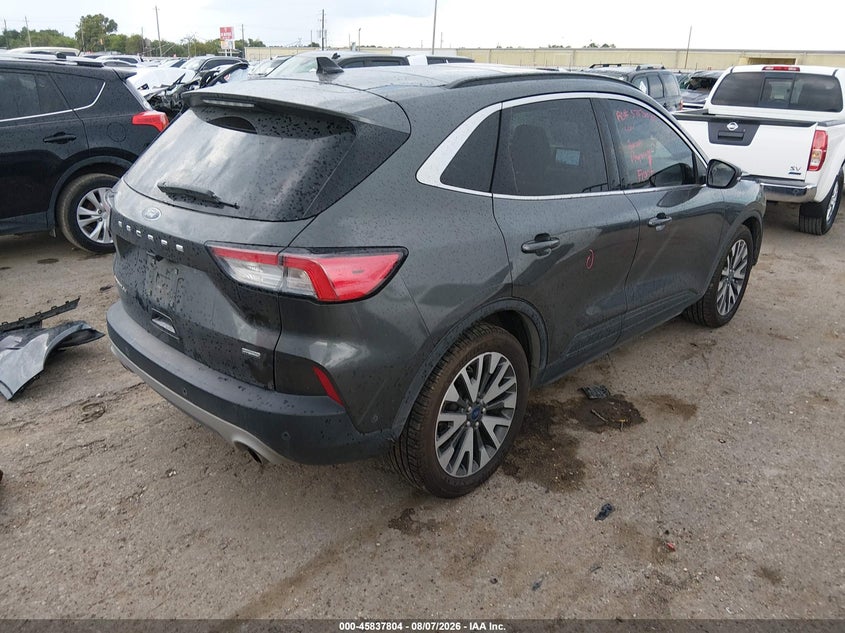 Vin: 1fmcu0dz8lua75192, lot: 46336712, ford escape titanium hybrid 20204