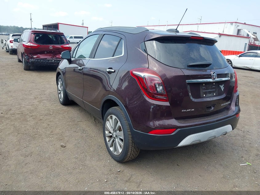 Vin: kl4cjasb6hb125223, lot: 46336720, buick encore preferred 20173
