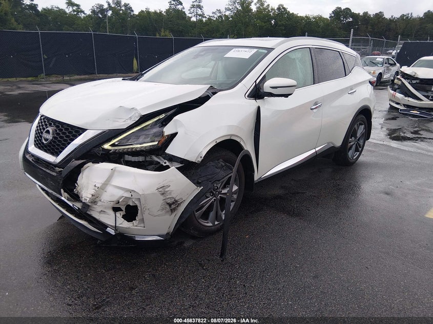 Vin: 5n1az2dj0pc103402, lot: 46336730, nissan murano platinum fwd 20232