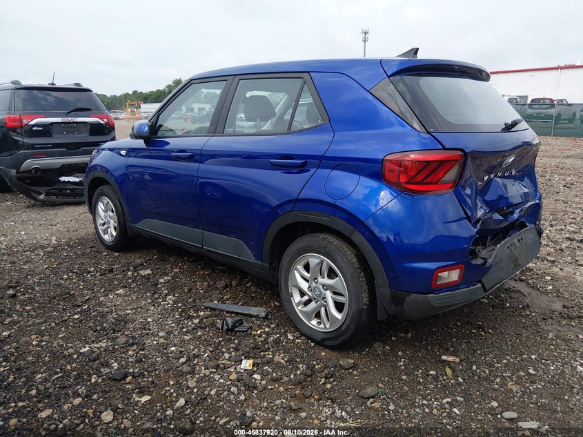 2022 HYUNDAI VENUE auction photo 3