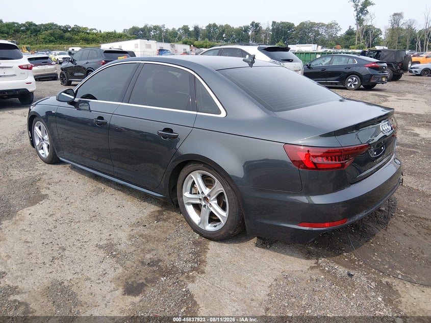 AUDI A4 2018 VIN WAUENAF44JN014279