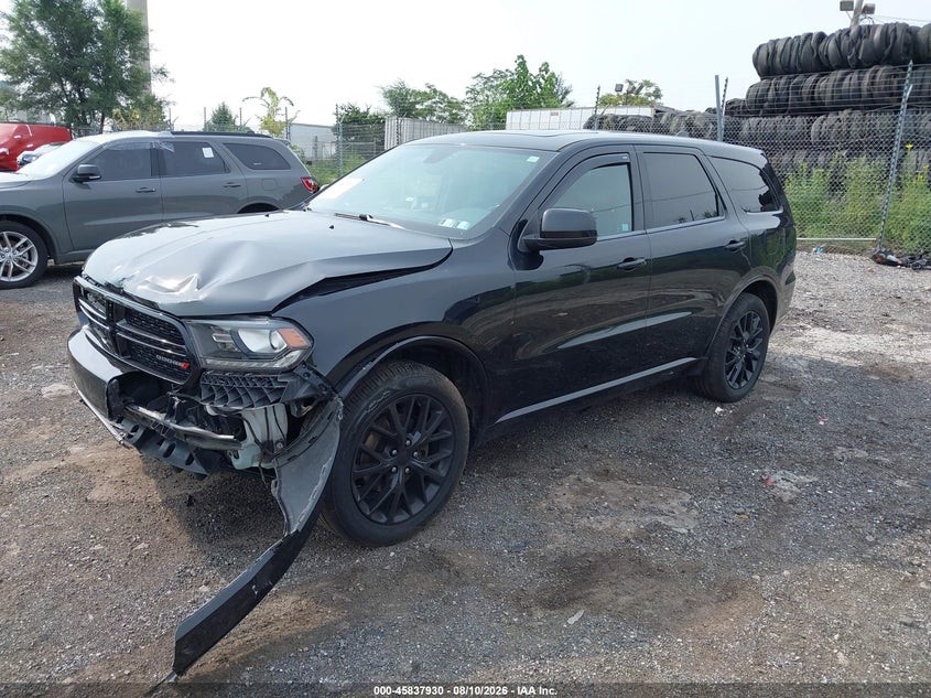 Vin: 1c4rdjag5gc375498, lot: 46336838, dodge durango sxt 20162