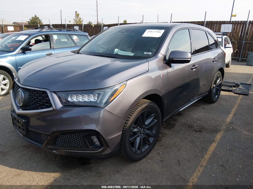 Vin: 5j8yd4h04ll037768, lot: 46336894, acura mdx technology   a-spec packages 20202