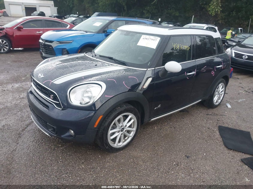 Vin: wmwzc5c58gwu02579, lot: 46336905, mini countryman cooper s 20162