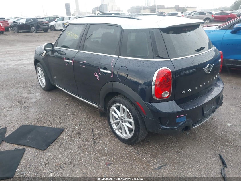 Vin: wmwzc5c58gwu02579, lot: 46336905, mini countryman cooper s 20163