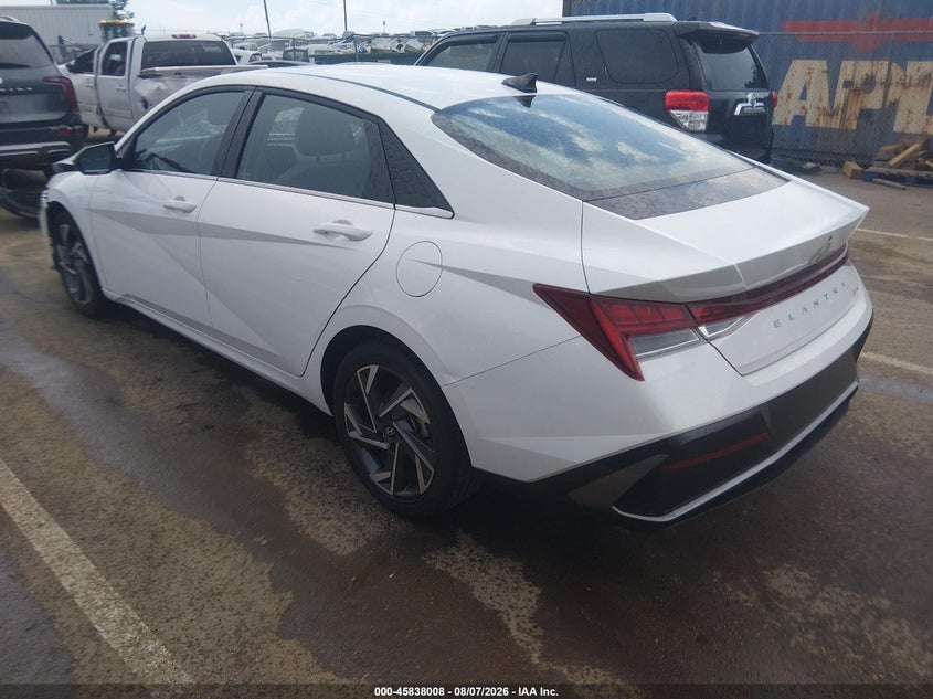 Vin: kmhlp4dg7su961421, lot: 46336916, hyundai elantra limited 20253