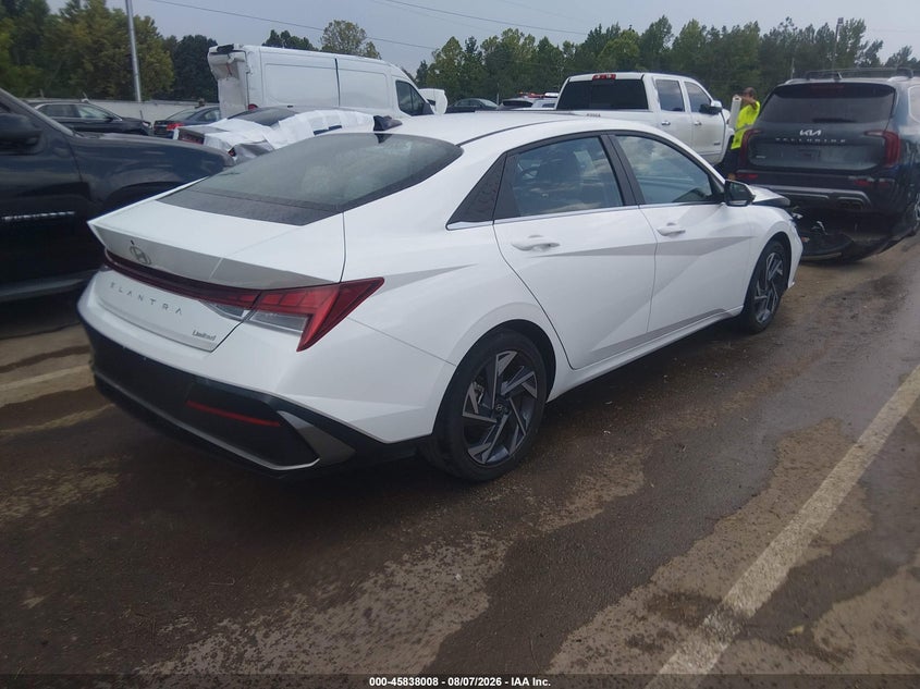 Vin: kmhlp4dg7su961421, lot: 46336916, hyundai elantra limited 20254