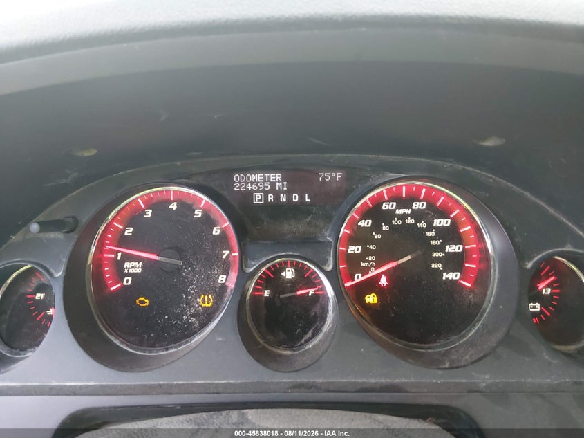 2012 GMC ACADIA SPORT UTILITY VEHICLE 3.6L V-6 DI, DOHC, VVT, 288HP