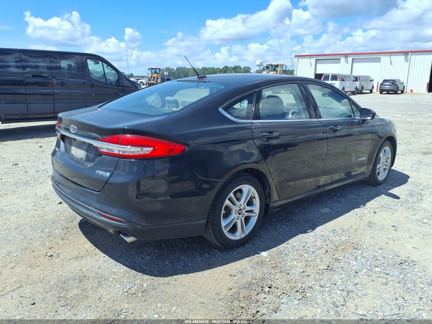 Vin: 3fa6p0uu8jr271611, lot: 46336937, ford fusion hybrid s 20184