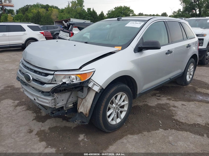 Vin: 2fmdk3gc7dbe07164, lot: 46336943, ford edge se 20132