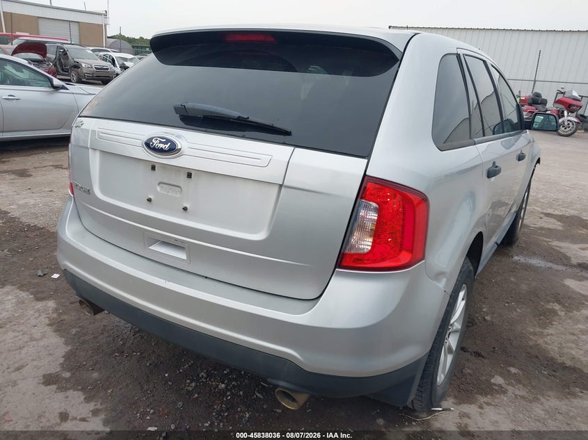 Vin: 2fmdk3gc7dbe07164, lot: 46336943, ford edge se 20134