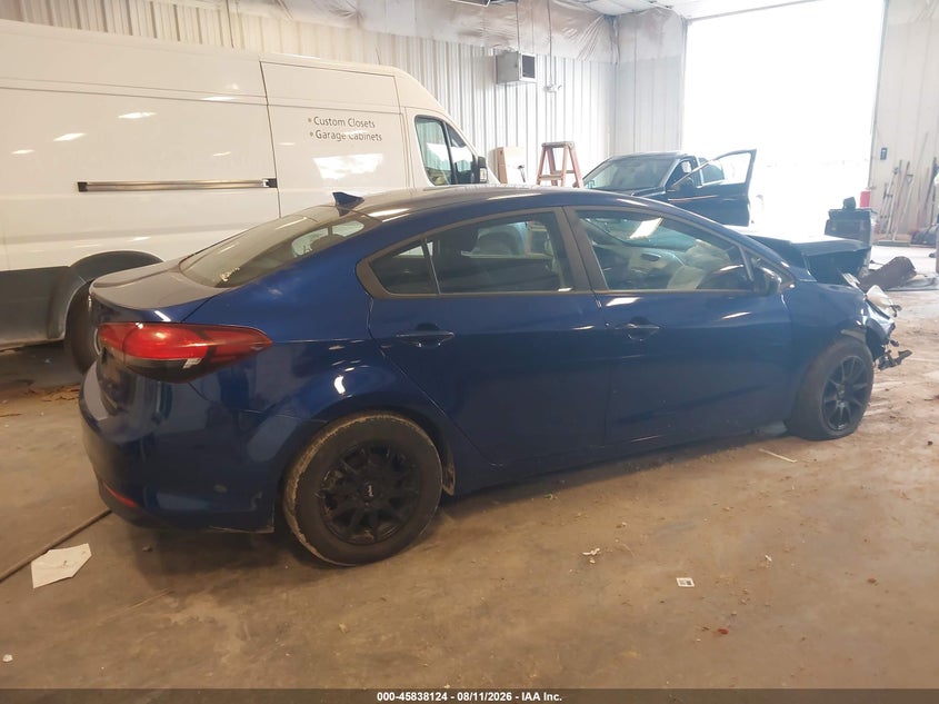 Vin: 3kpfk4a71he033955, lot: 46337032, kia forte lx 20174