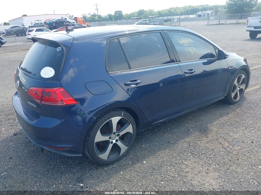 2015 VOLKSWAGEN GOLF GTI auction photo 4