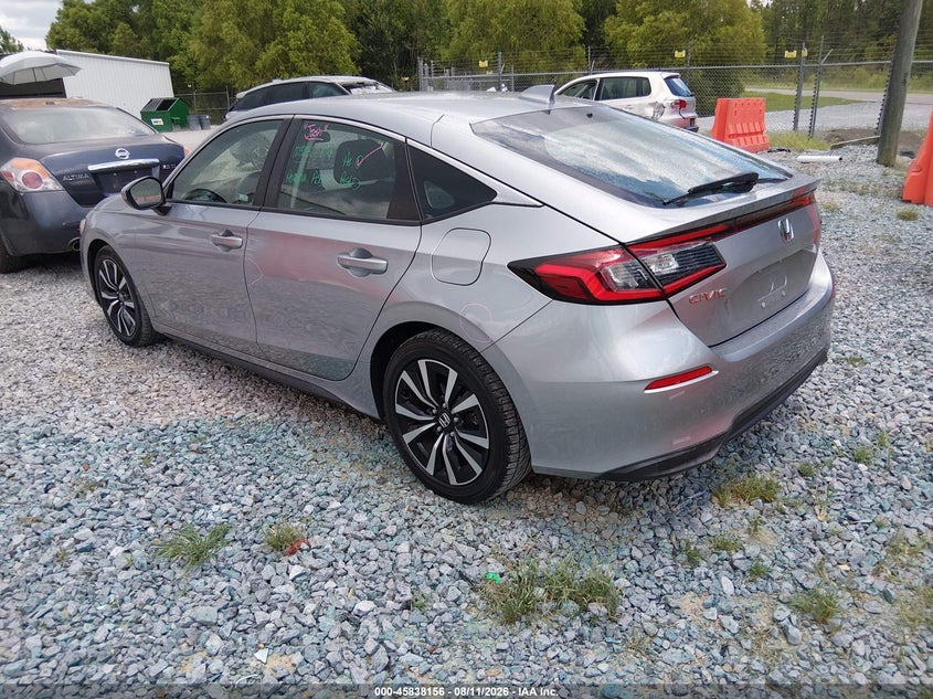 Vin: 19xfl1h77pe007456, lot: 46337064, honda civic ex-l/ex-l w/o bsi 20233