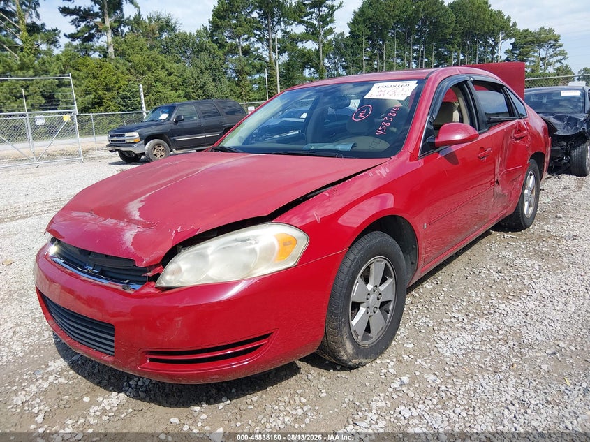 CHEVROLET IMPALA 2008 VIN 2G1WT58K589164567
