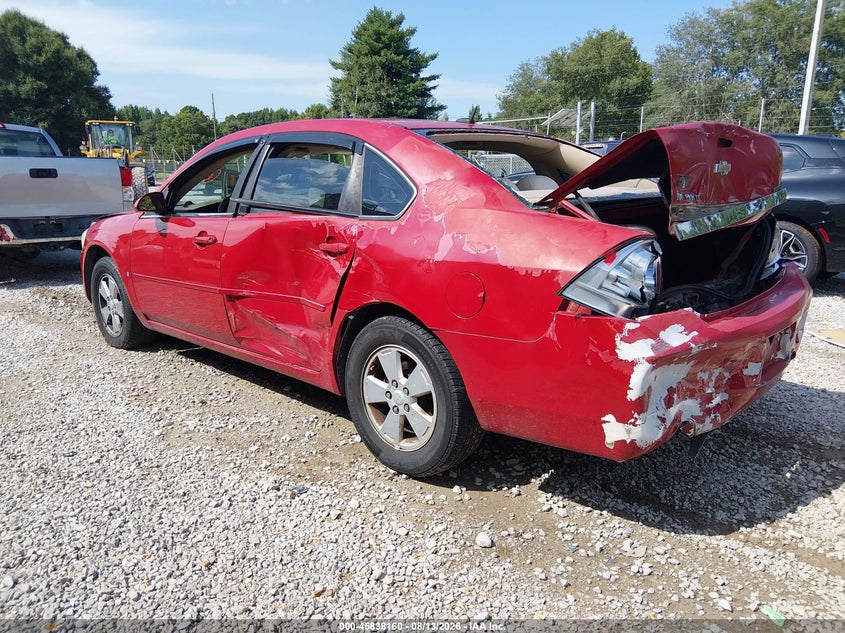 CHEVROLET IMPALA 2008 VIN 2G1WT58K589164567
