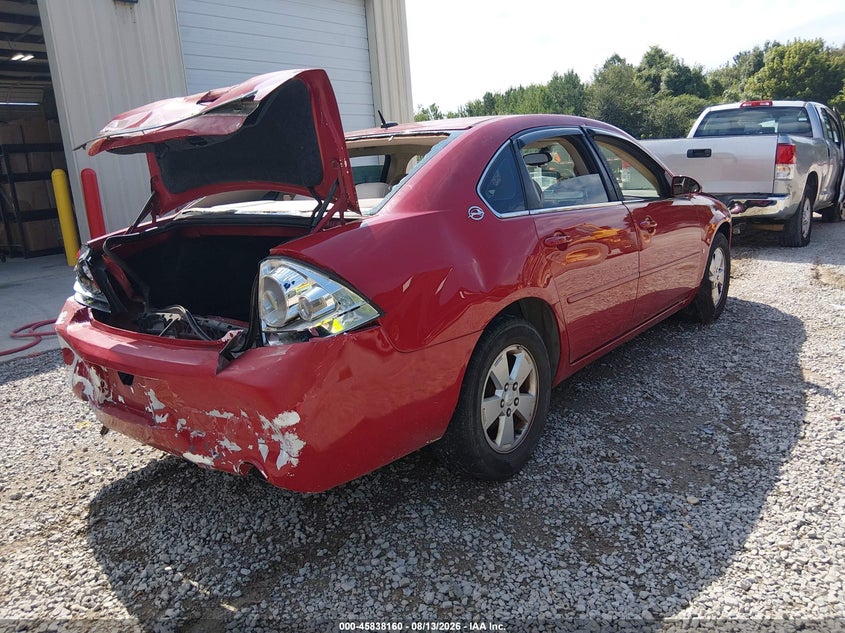 CHEVROLET IMPALA 2008 VIN 2G1WT58K589164567