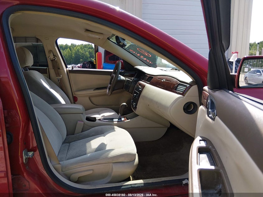 CHEVROLET IMPALA 2008 VIN 2G1WT58K589164567