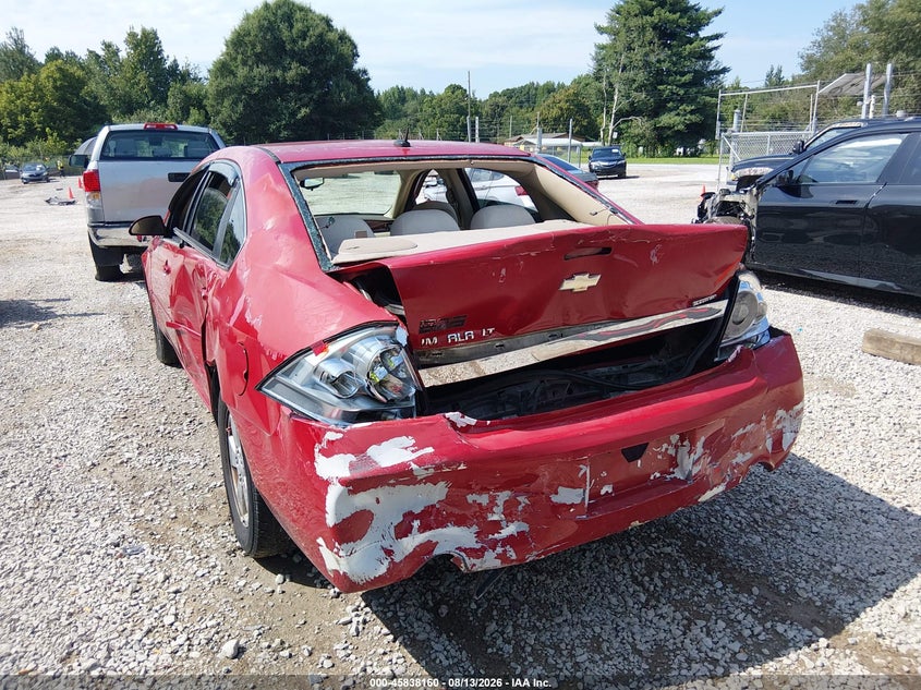 CHEVROLET IMPALA 2008 VIN 2G1WT58K589164567