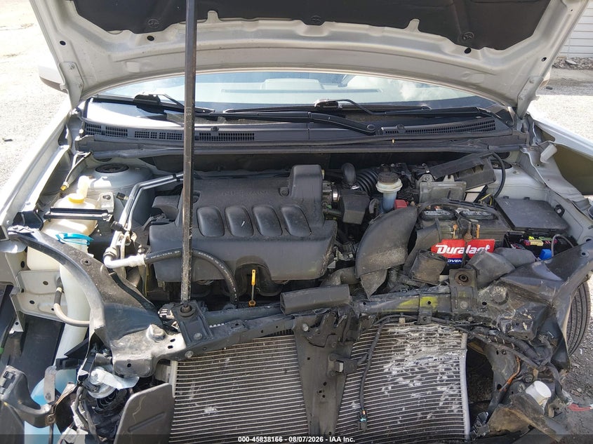 2012 NISSAN SENTRA SEDAN 2.0L I-4 DOHC, VVT, 140HP