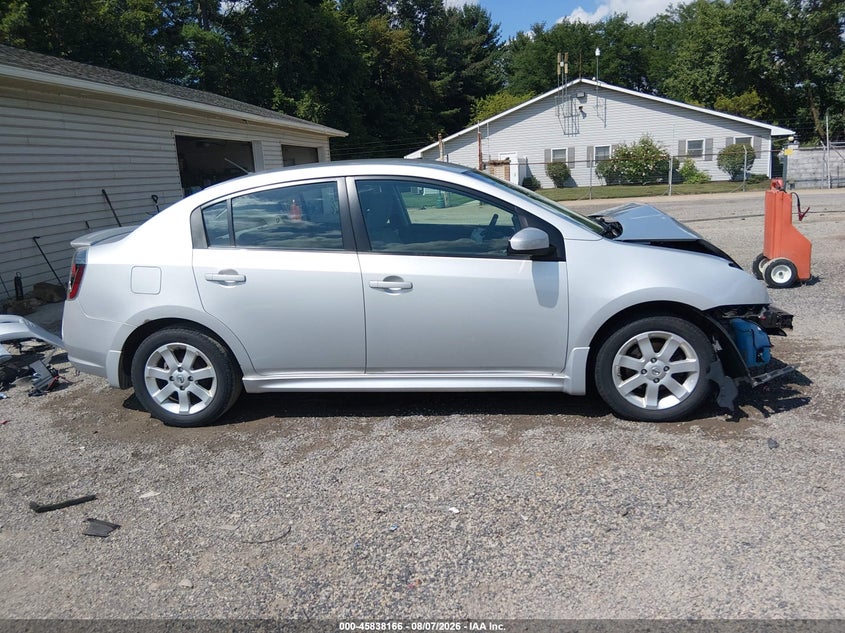 2012 NISSAN SENTRA SEDAN 2.0L I-4 DOHC, VVT, 140HP