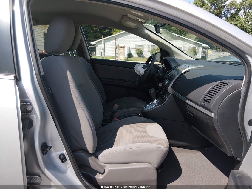 2012 NISSAN SENTRA SEDAN 2.0L I-4 DOHC, VVT, 140HP