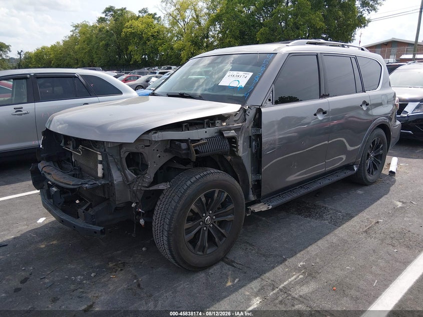 Vin: jn8ay2nf7k9351965, lot: 46337082, nissan armada platinum 20192