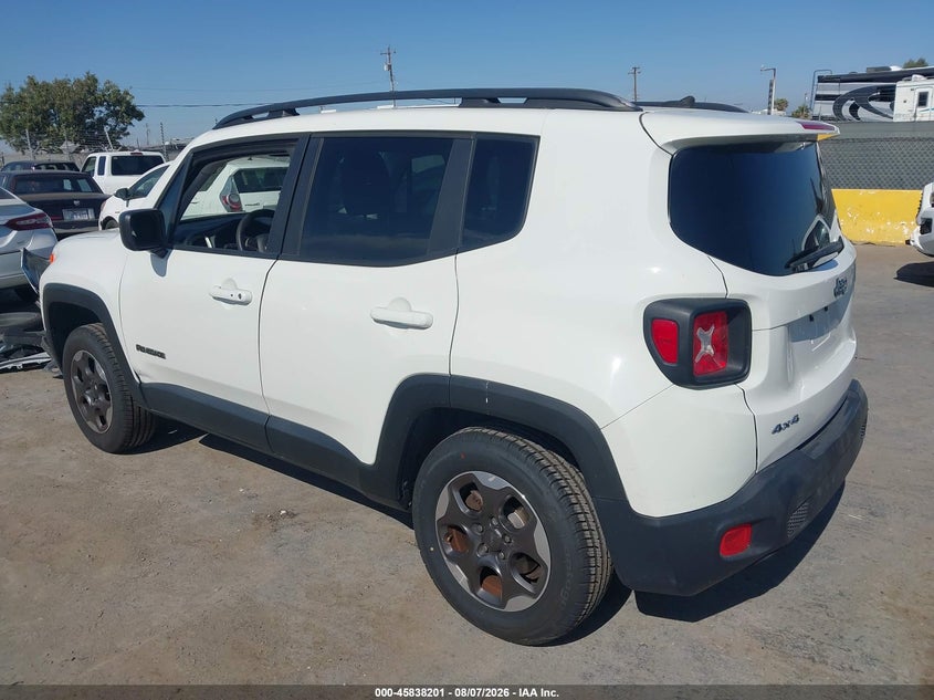 Vin: zaccjbab5hpg43178, lot: 46337109, jeep renegade sport 20173