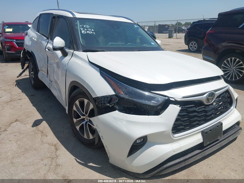 2021 Toyota Highlander Xle, All Over, IAAI, VIN 5TDGZRAH9MS533979