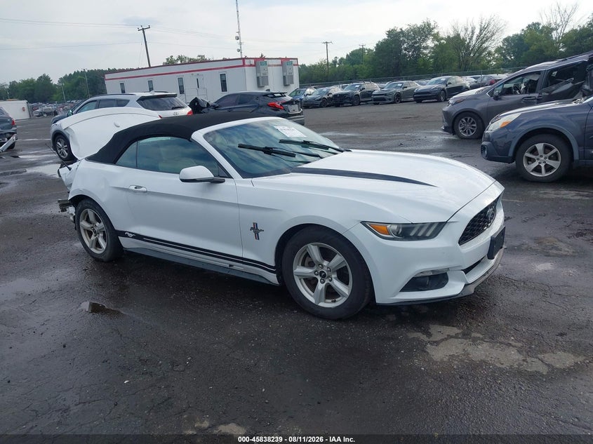 Vin: 1fatp8uh0g5312524, lot: 46337147, ford mustang ecoboost premium 20161