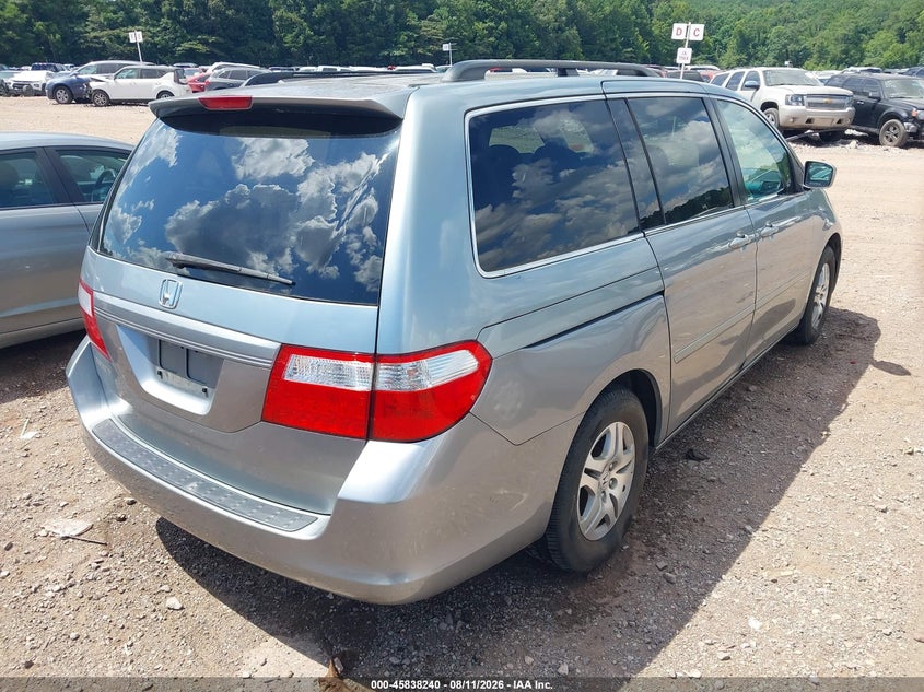 HONDA ODYSSEY 2007 VIN 5FNRL38657B072218