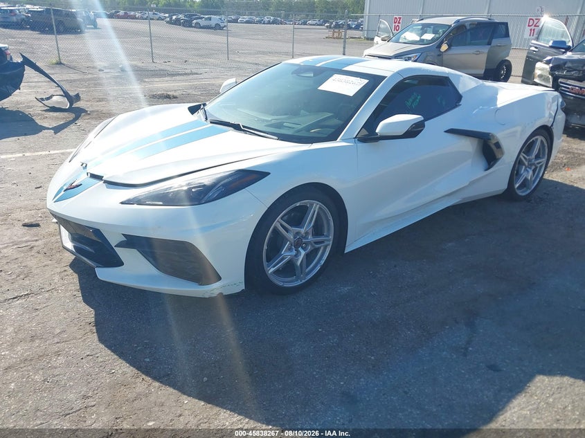 Vin: 1g1yb3d41r5108745, lot: 46337175, chevrolet corvette stingray rwd  2lt 20242