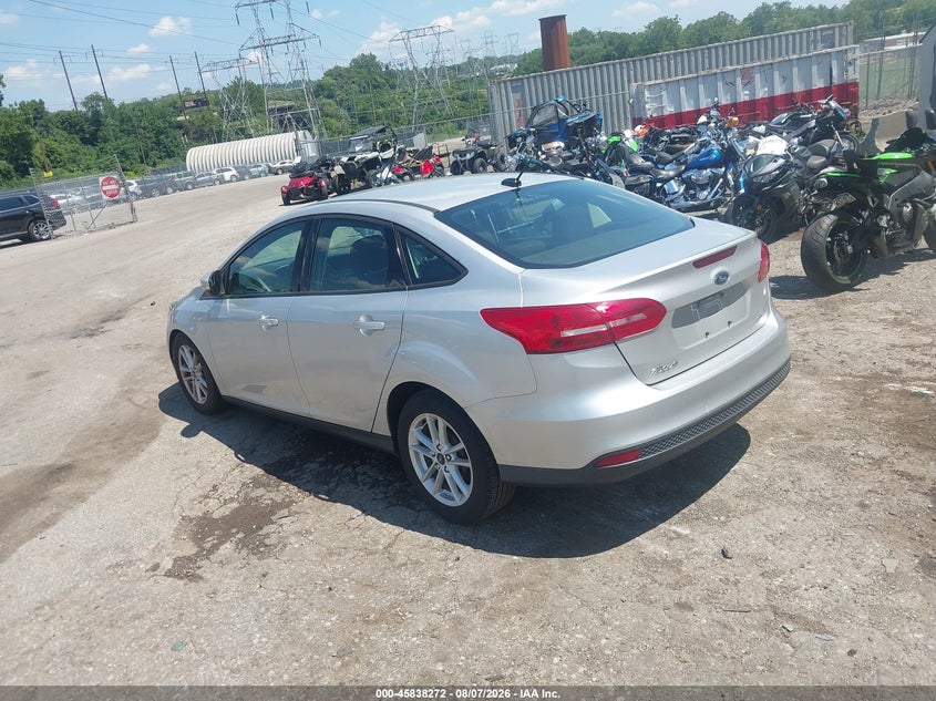 Vin: 1fadp3f24fl364958, lot: 46337180, ford focus se 20153