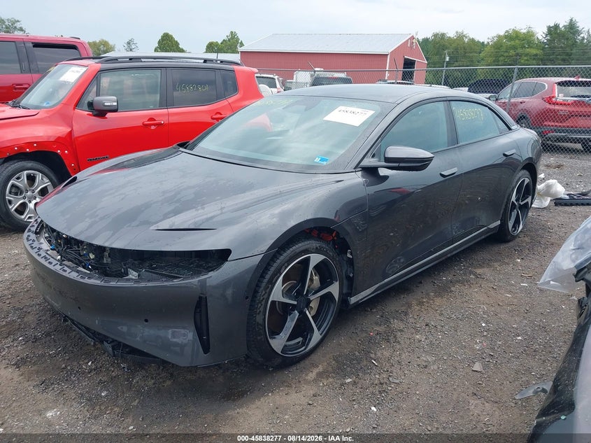 Vin: 50ea1teaxra002202, lot: 46337185, lucid air touring 20242