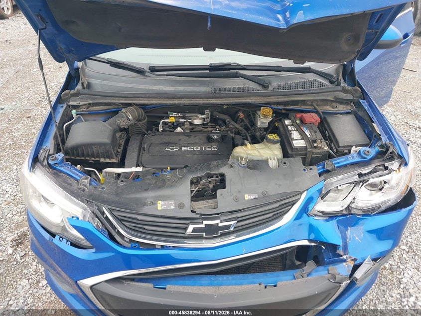 2017 CHEVROLET SONIC SEDAN 1.8L I-4 DOHC, VVT, 138HP