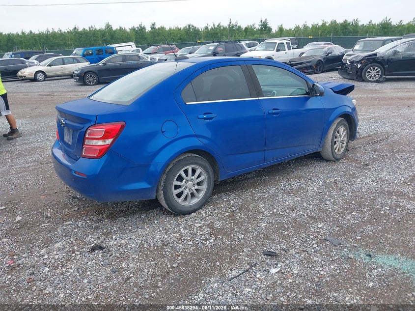 2017 CHEVROLET SONIC SEDAN 1.8L I-4 DOHC, VVT, 138HP
