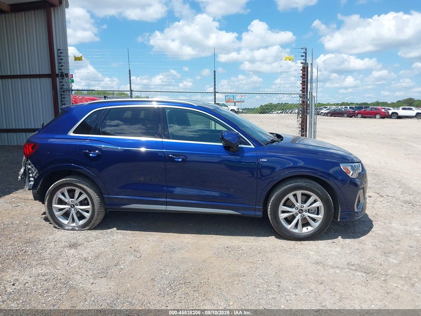 2021 AUDI Q3 SPORT UTILITY VEHICLE 2.0L I-4 DI, DOHC, VVT, TURBO, 228HP