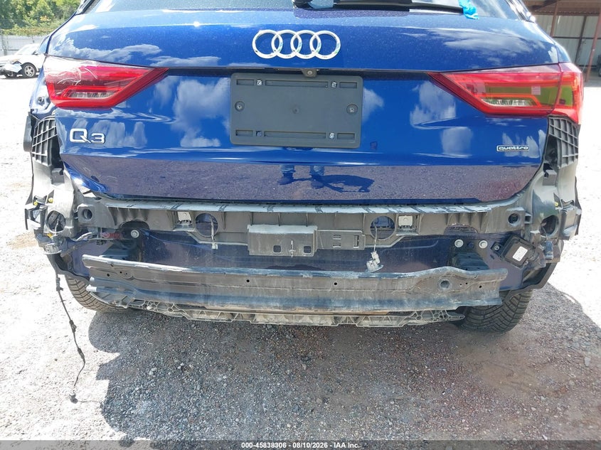 2021 AUDI Q3 SPORT UTILITY VEHICLE 2.0L I-4 DI, DOHC, VVT, TURBO, 228HP