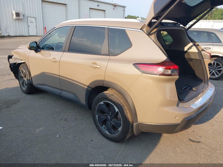 Vin: jn8bt3bbxrw287815, lot: 46337268, nissan rogue sv intelligent awd 20243