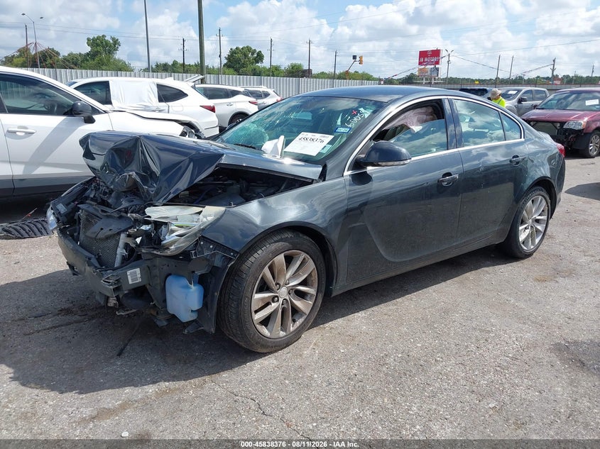 Vin: 2g4gk5ex5g9155778, lot: 46337284, buick regal turbo 20162