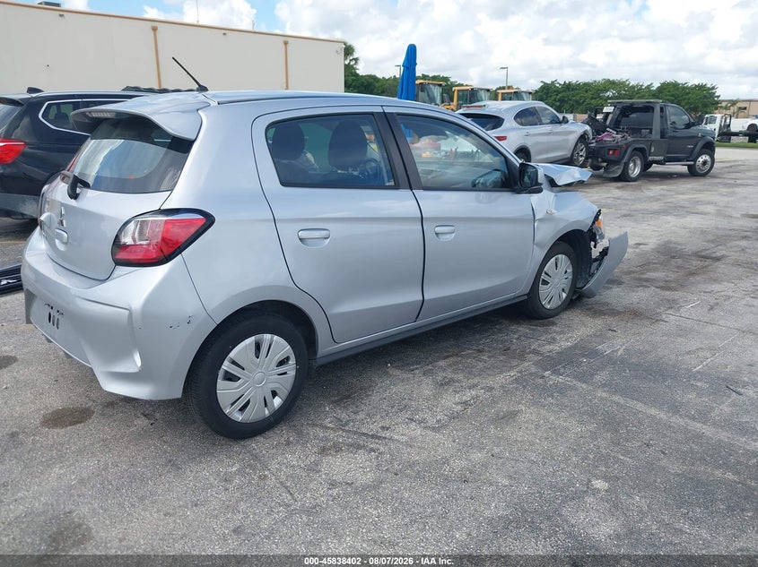 Vin: ml32auhj3rh035918, lot: 46337310, mitsubishi mirage es/le 20244