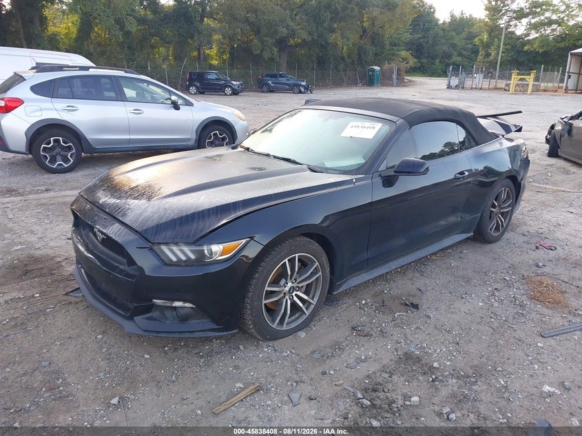 2015 FORD MUSTANG CABRIO 2.3L I-4 DI, DOHC, VVT, TURBO, 310HP