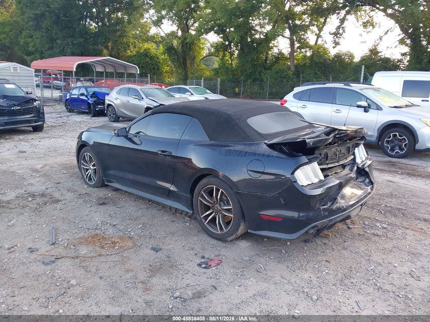 2015 FORD MUSTANG CABRIO 2.3L I-4 DI, DOHC, VVT, TURBO, 310HP