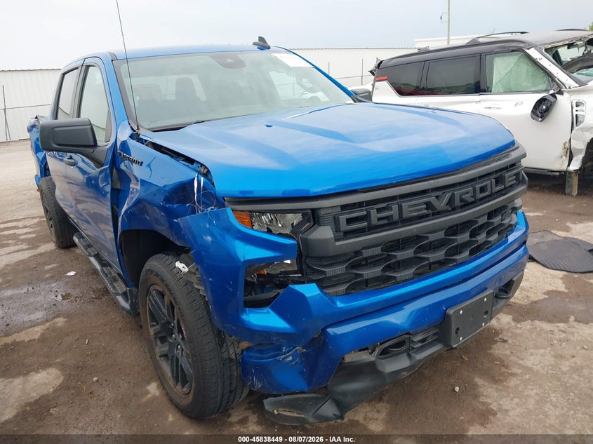 Vin: 3gcpdbek3pg214124, lot: 46337357, chevrolet silverado 1500 4wd  short bed custom 2023 img_1