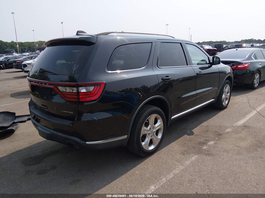 Vin: 1c4rdjdg7ec383109, lot: 46337399, dodge durango limited 20144