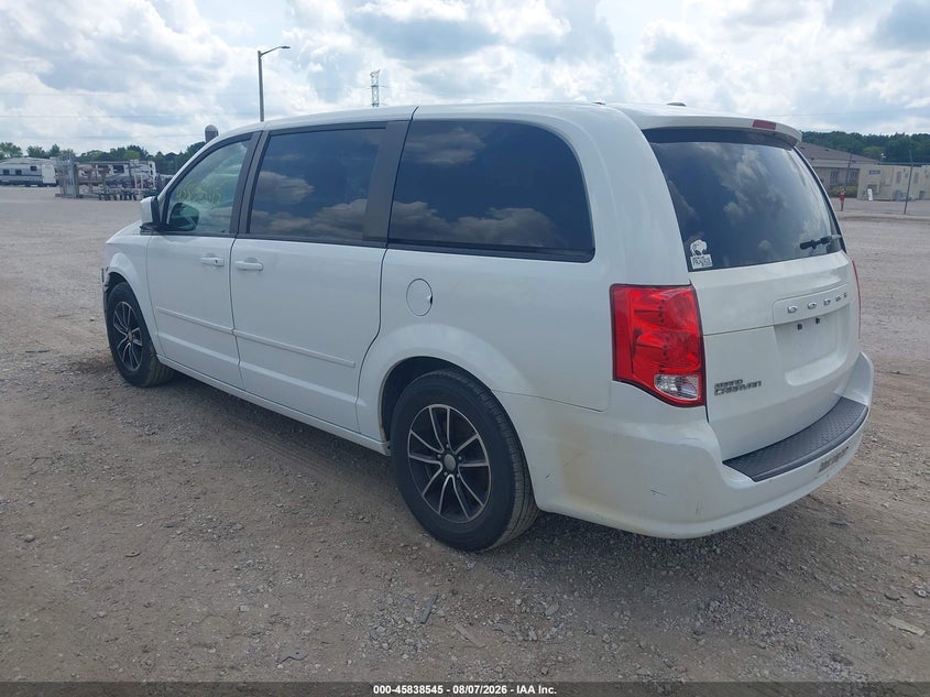 Vin: 2c4rdgbg4gr356174, lot: 46337453, dodge grand caravan se plus 20163