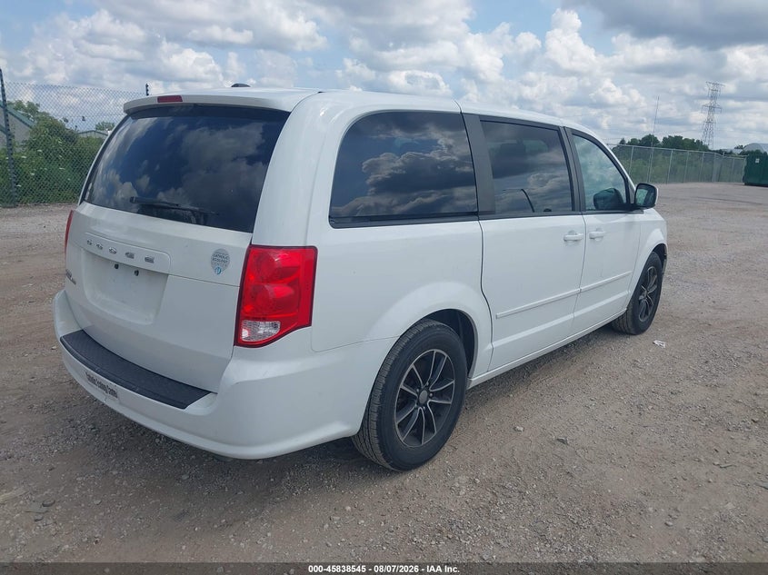 Vin: 2c4rdgbg4gr356174, lot: 46337453, dodge grand caravan se plus 20164