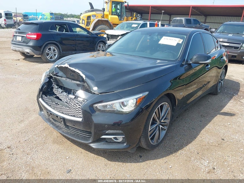 2017 Infiniti Q50, Front End, IAAI, VIN JN1EV7AR2HM834274 — photo 2