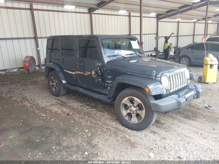 2017 Jeep Wrangler Unlimited Sahara, Правый бок, IAAI, VIN 1C4HJWEG4HL733560